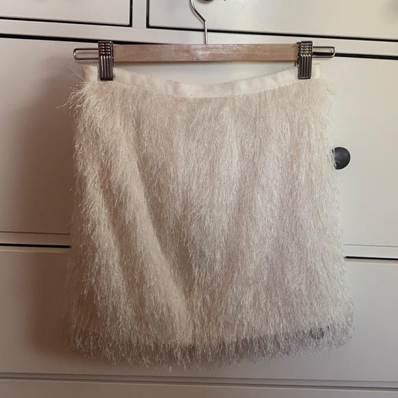 H&M fringe skirt - cream white - Picture 1 of 2